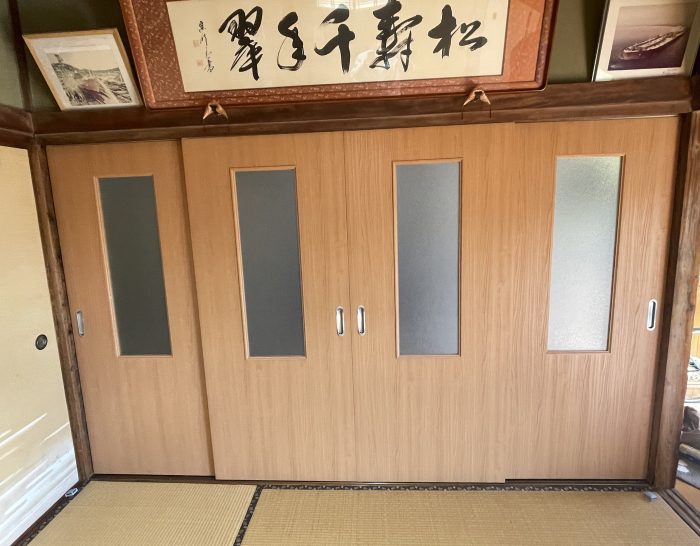 和室の建具をリフレッシュ