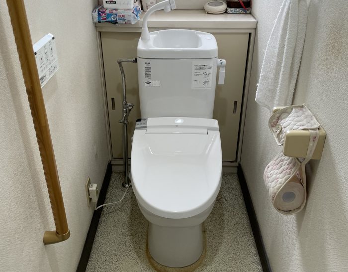 レバー式で使いやすく