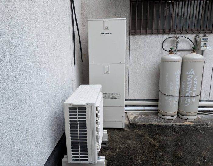ガス給湯器からエコキュートへ