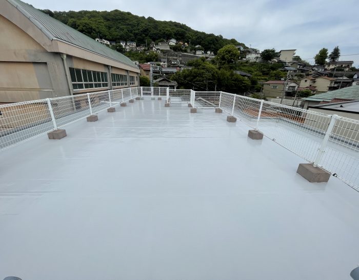 屋上防水と遮熱対策工事
