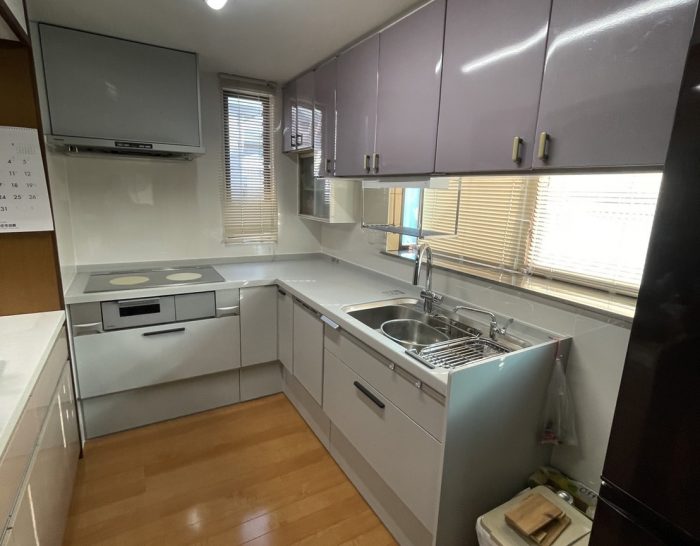 ビルトイン食洗機のあるキッチン