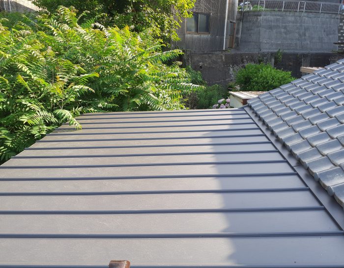 雨漏れ修繕と外部階段補修