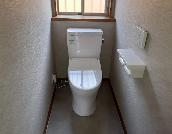 手洗いなしですっきりトイレ空間
