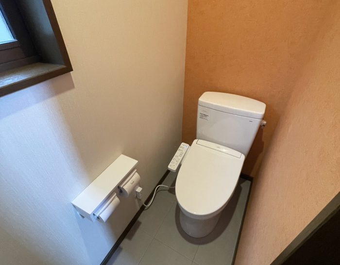 シンプルで快適なトイレに